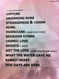 Florence + The Machine Setlist