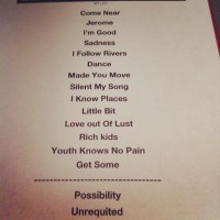 Lykke Li Setlist