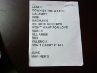The Decemberists' Setlist