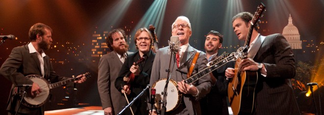 Steve Martin & The Steep Canyon Rangers © KLRU photo by Scott Newton Steve Martin & The Steep Canyon Rangers © KLRU photo by Scott Newton