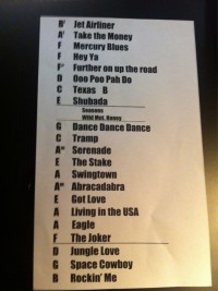 The Steve Miller Band Setlist