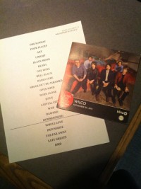 Wilco Setlist