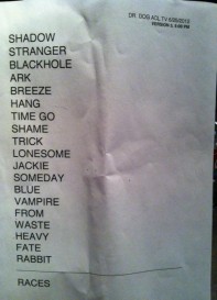 Dr. Dog setlist 06-25-12