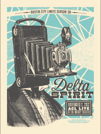 Delta Spirit poster by Justin Helton
