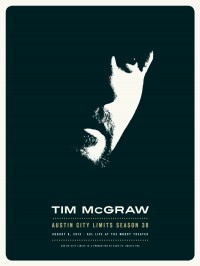 Tim McGraw poster by Glenn Sweitzer