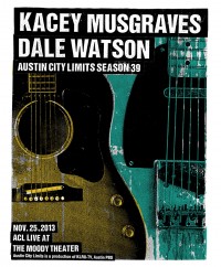 Kacey Musgraves and Dale Watson by Print Mafia