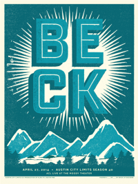 Beck poster by Erick Montes