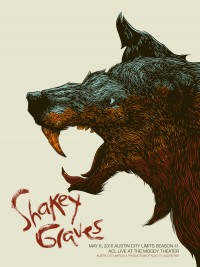 Shakey Graves poster by Jim Vogl (bungaloo)