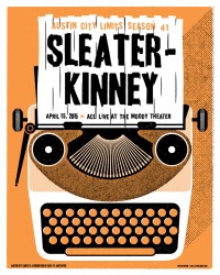 Sleate-Kinney poster by Jay Vollmar