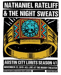 Nathaniel Rateliff poster by Print Mafia