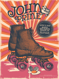 John Prine by Justin Helton | StatusSerigraph_ACL