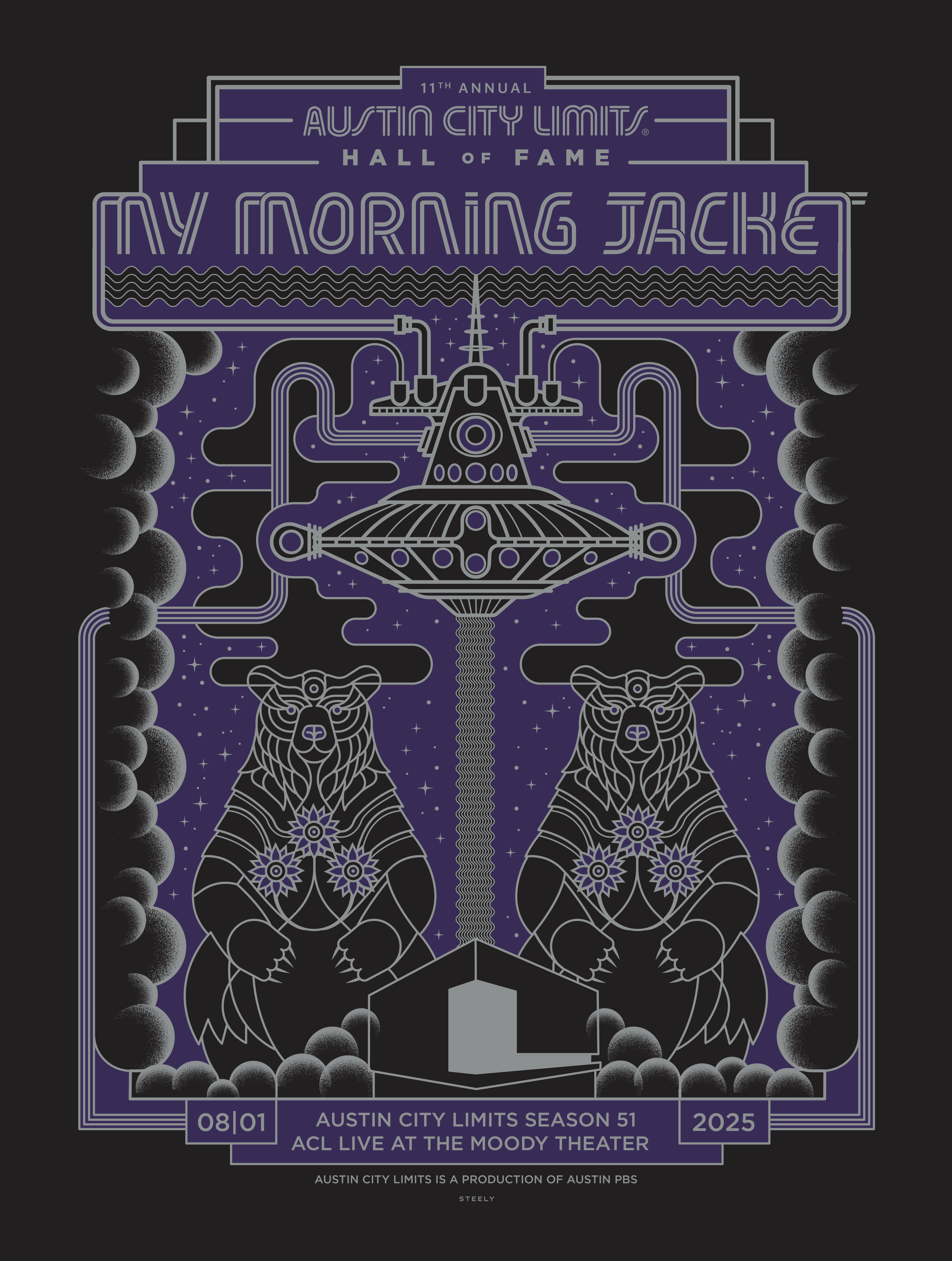 2026 Austin City Limits Hall of Fame Poster for My Morning Jacket