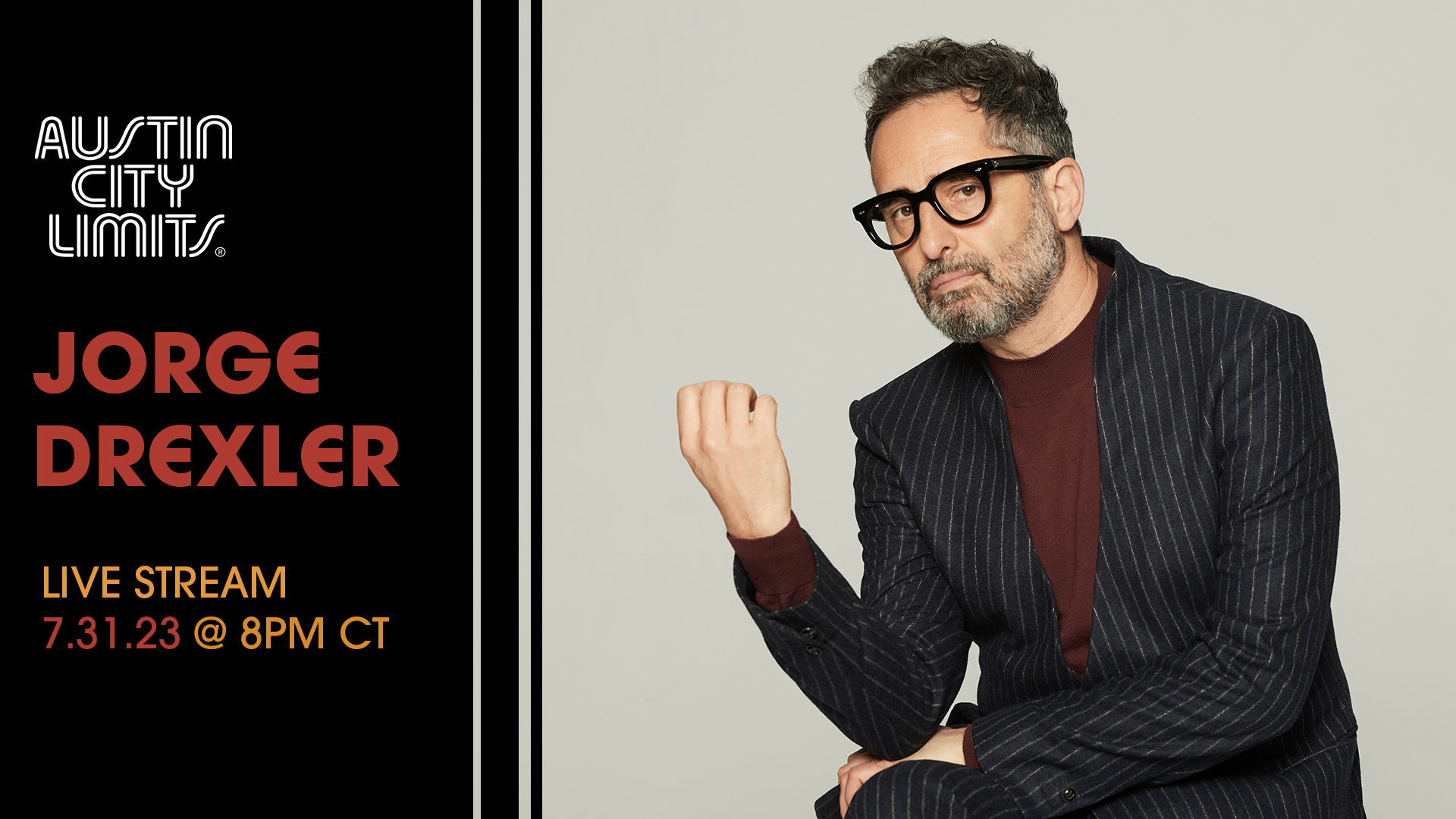 7/31 Jorge Drexler Live Stream