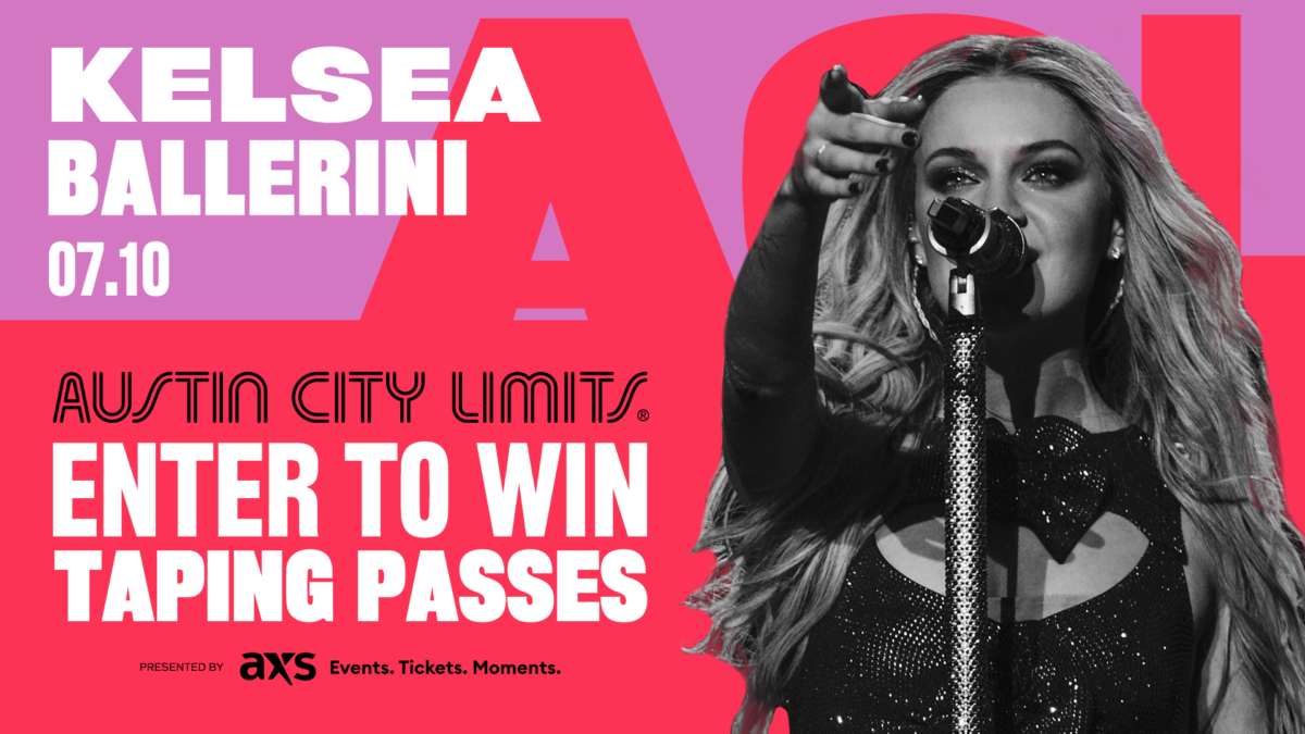 Kelsea Ballerini taping pass giveaway graphic