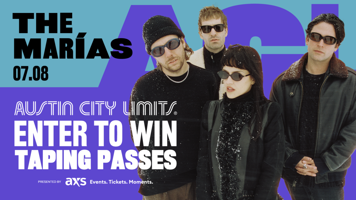 Taping pass giveaway graphic for The Marías