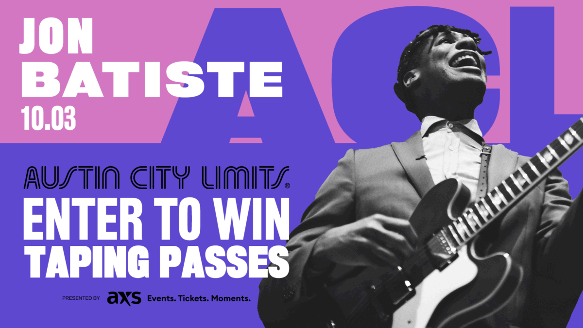 Jon Batiste taping pass giveaway graphic